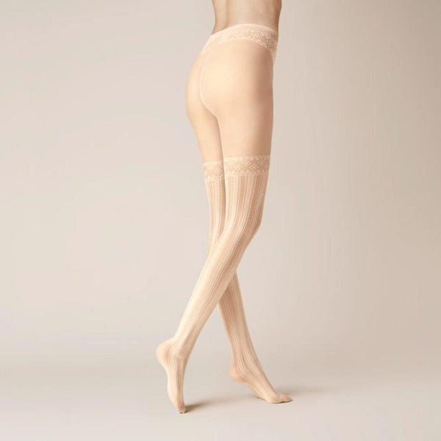 Kunert Dames Panty Graphic Stripes 110500026 - Jambelles