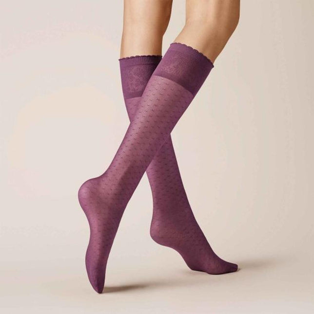 Kunert Dames Panty Kniekousen NEW DOTS 110172710 - Jambelles