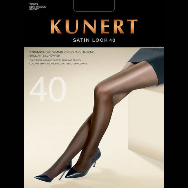 Kunert Dames Panty Satin Look 40 110323900 - Jambelles