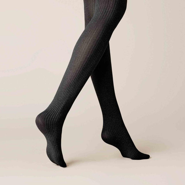 Kunert Dames Panty STRUCTURE RIB 110374410 - Jambelles