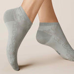 Kunert Dames Sneakersokken FLORAL 110237710 - Jambelles