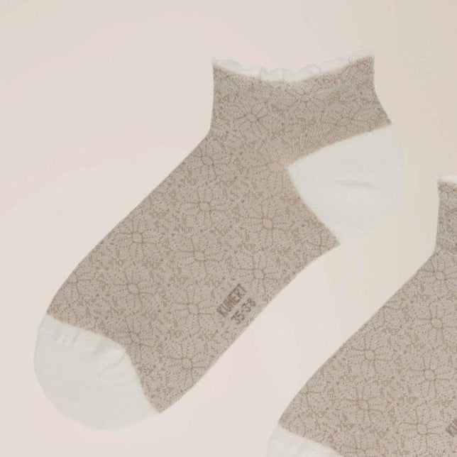 Kunert Dames Sneakersokken SUMMER FLOWER 110500031 - Jambelles