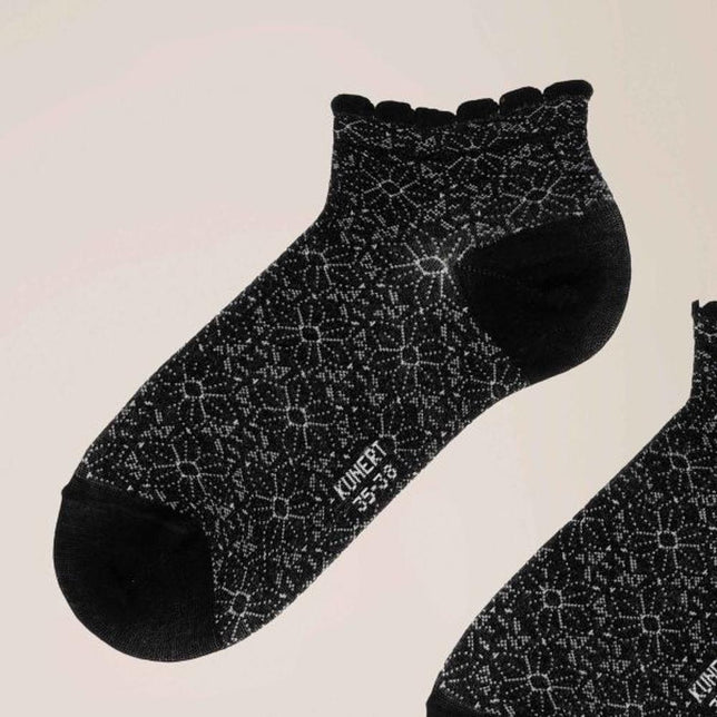 Kunert Dames Sneakersokken SUMMER FLOWER 110500031 - Jambelles