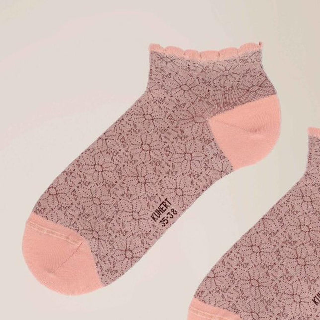 Kunert Dames Sneakersokken SUMMER FLOWER 110500031 - Jambelles