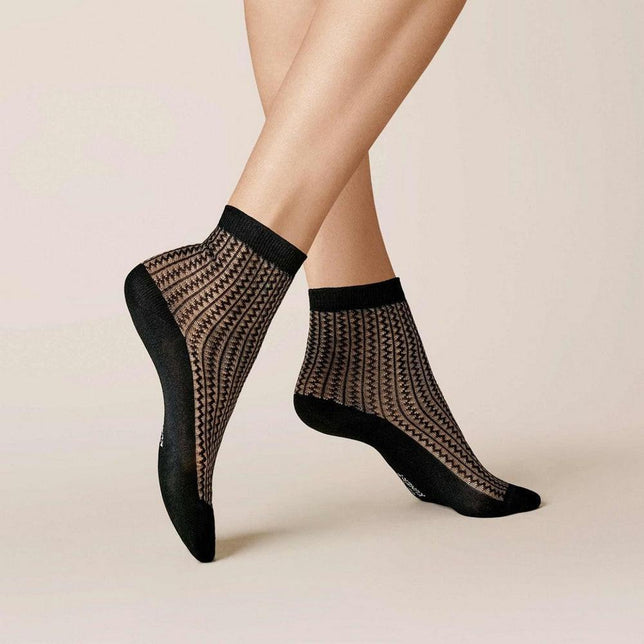 Kunert Dames Sokken ZIGZAG STRIPE 110235710 - Jambelles