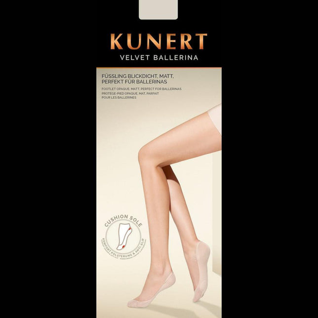 Kunert Dames Voetjes Fein Fuessling Velvet Balerina 110202900 - Jambelles