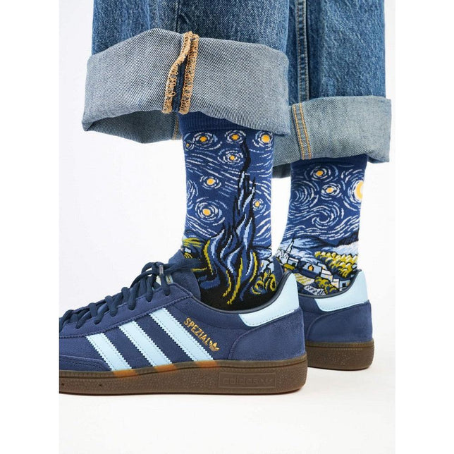 Kunstsokken Dames &amp; Heren Fantasie Sokken 3-Pack Van Gogh Cadeauset GB-VGO - Jambelles