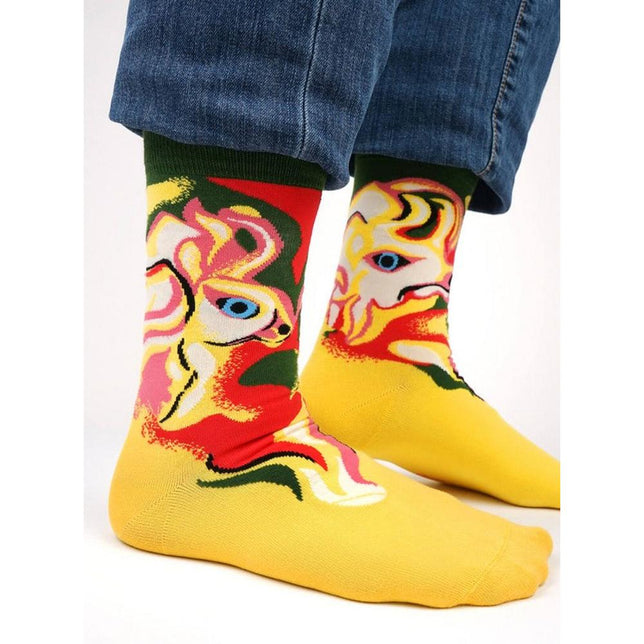 Kunstsokken Dames &amp; Heren Fantasie Sokken Bokken CH-BUC - Jambelles