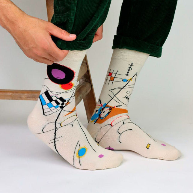 Kunstsokken Dames &amp; Heren Fantasie Sokken Composition VIII CH-CO8 - Jambelles