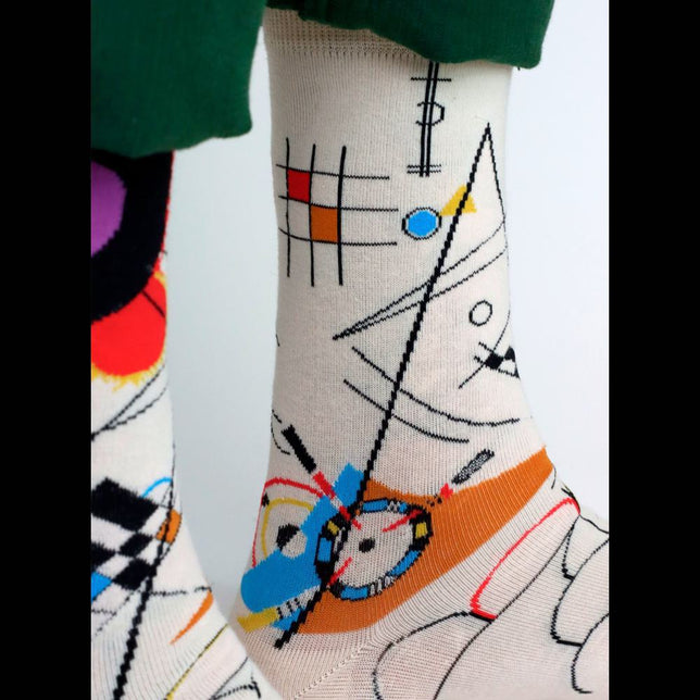 Kunstsokken Dames &amp; Heren Fantasie Sokken Composition VIII CH-CO8 - Jambelles