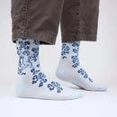 Kunstsokken Dames &amp; Heren Fantasie Sokken Delft Blue Flower Holder Ch-Dfh - Jambelles
