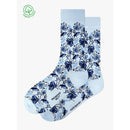 Kunstsokken Dames &amp; Heren Fantasie Sokken Delfts Blue Insects CH-DBI - Jambelles