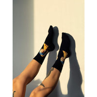 Kunstsokken Dames &amp; Heren Fantasie Sokken Girl With the Pearl CH-GWP - Jambelles
