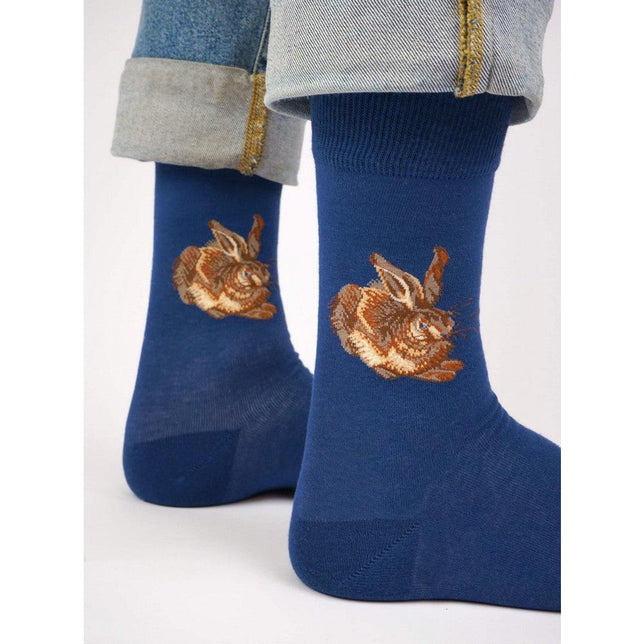 Kunstsokken Dames &amp; Heren Fantasie Sokken Haas CH-YOH - Jambelles