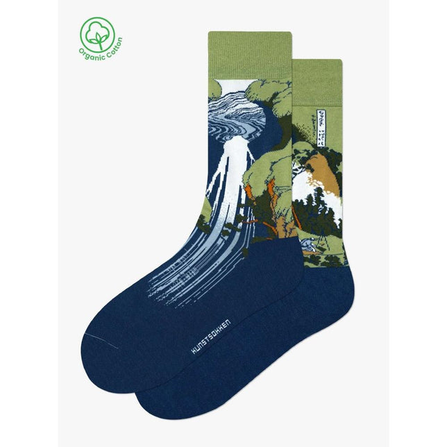 Kunstsokken Dames &amp; Heren Fantasie Sokken Hokusai Giftbox 3P GB-HOK - Jambelles