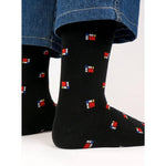 Kunstsokken Dames &amp; Heren Fantasie Sokken Icons-Compositie A IH-COA - Jambelles