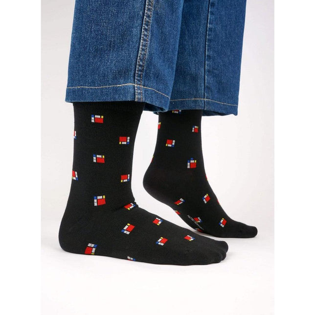 Kunstsokken Dames &amp; Heren Fantasie Sokken Icons-Compositie A IH-COA - Jambelles