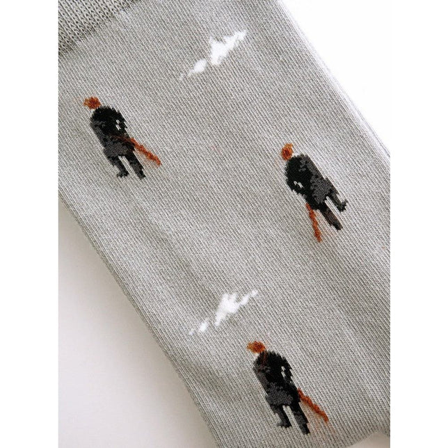 Kunstsokken Dames &amp; Heren Fantasie Sokken Icons The Wanderer IH-WAS - Jambelles