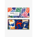 Kunstsokken Dames &amp; Heren Fantasie Sokken Matisse Gift Box 3-Pack Gb3-Mat - Jambelles