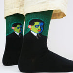 Kunstsokken Dames &amp; Heren Fantasie Sokken Portret van Heinz Aron CH-PHA - Jambelles