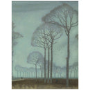 Kunstsokken Dames &amp; Heren Fantasie Sokken Row Of Trees Ch-Rot - Jambelles