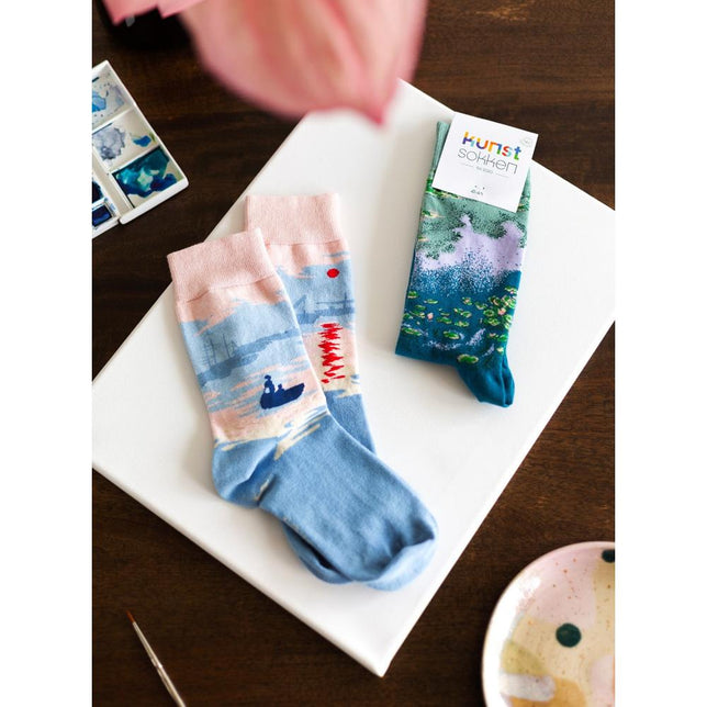 Kunstsokken Dames &amp; Heren Fantasie Sokken Sunrise CH-IMP - Jambelles