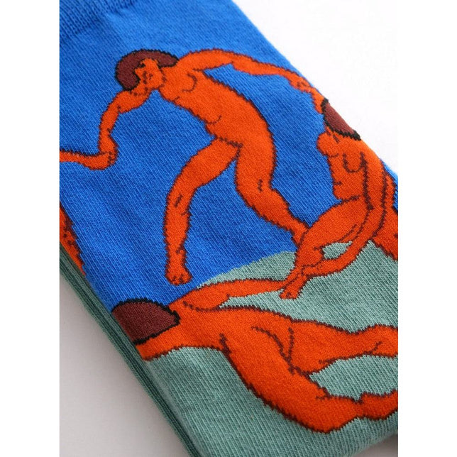 Kunstsokken Dames &amp; Heren Fantasie Sokken The Dance CH-DAN - Jambelles