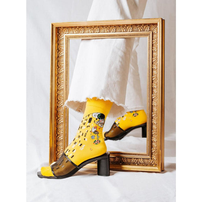 Kunstsokken Dames &amp; Heren Fantasie Sokken The Kiss CH-KIS - Jambelles