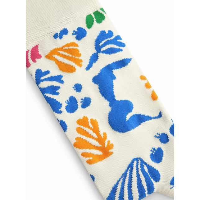 Kunstsokken Dames &amp; Heren Fantasie Sokken The Parakeet and the Mermaid CH-PAM - Jambelles