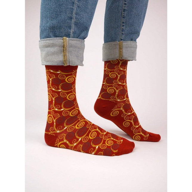 Kunstsokken Dames &amp; Heren Fantasie Sokken The Tree of Life CH-TOL - Jambelles