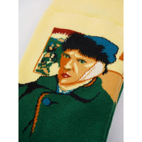 Kunstsokken Dames &amp; Heren Fantasie Sokken Van Gogh Self Portrait CH-VGS - Jambelles