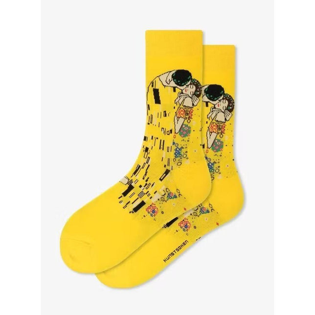 Kunstsokken Dames &amp; Heren Fantasie Sokken Variety Gift Box 4P VGB04 - Jambelles