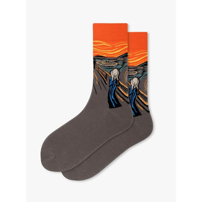 Kunstsokken Dames &amp; Heren Fantasie Sokken Variety Gift Box 4P VGB04 - Jambelles