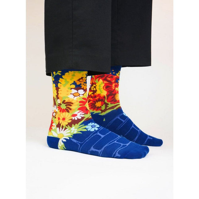 Kunstsokken Dames &amp; Heren Fantasie Sokken Vase With Flowers Ch-Vwf - Jambelles