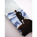 Kunstsokken Dames &amp; Heren Fantasie Sokken Wanderer Above the Sea of Fog CH-WAS - Jambelles