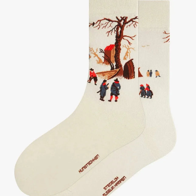 Winterlandschap met Schaatsers CH-KWL