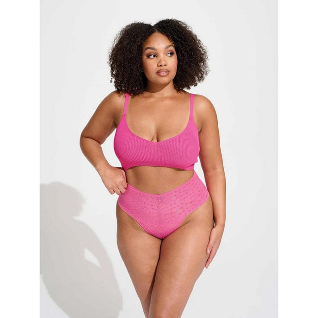 Lace Laboratory Dames Slip LL High Waist Brazilian - Jambelles