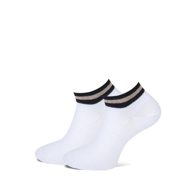 MarcMarcs Dames Sneakersokken Sneaker Moscow Cotton 2P 81936 - Jambelles