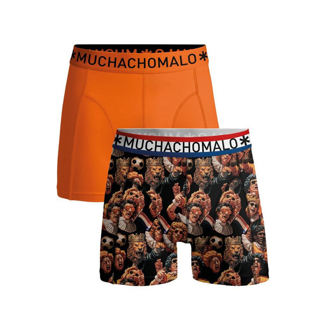 Men 2-Pack Boxer Shorts DUTCHLION1010 - Jambelles