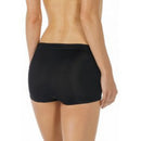 Mey dames boxer panty slip 59218 in lichtblauw, met gladde afwerking, korte pijpjes en elastische logoband. - Jambelles