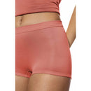 Mey dames boxer panty slip 59218 in lichtblauw, met gladde afwerking, korte pijpjes en elastische logoband. - Jambelles