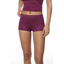 Mey dames boxer panty slip 59218 in lichtblauw, met gladde afwerking, korte pijpjes en elastische logoband. - Jambelles