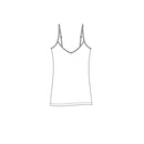 Mey Dames Hemd Spaghetti Top 25617 - Jambelles