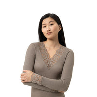 Mey Dames Hemd T-shirt long sleeve 1110060 - Jambelles