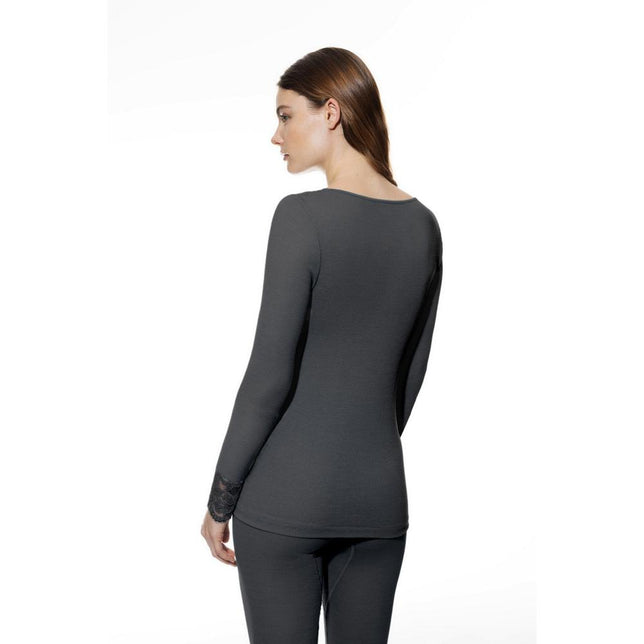 Mey Dames Hemd T-shirt long sleeve 66015 - Jambelles