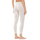 Zwarte Mey Basics 68602 dameslegging, van achteren gezien, met hoge taille en smalle elastische tailleband - Jambelles
