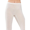 Zwarte Mey Basics 68602 dameslegging, van achteren gezien, met hoge taille en smalle elastische tailleband - Jambelles