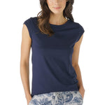 Mey Dames Nacht Shirt Demi capsleeve 16811 - Jambelles