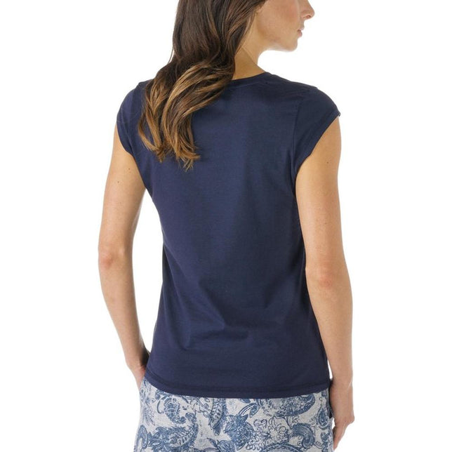 Mey Dames Nacht Shirt Demi capsleeve 16811 - Jambelles