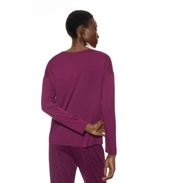 Mey Dames Nacht Shirt T-shirt long sleeve 1210017 - Jambelles
